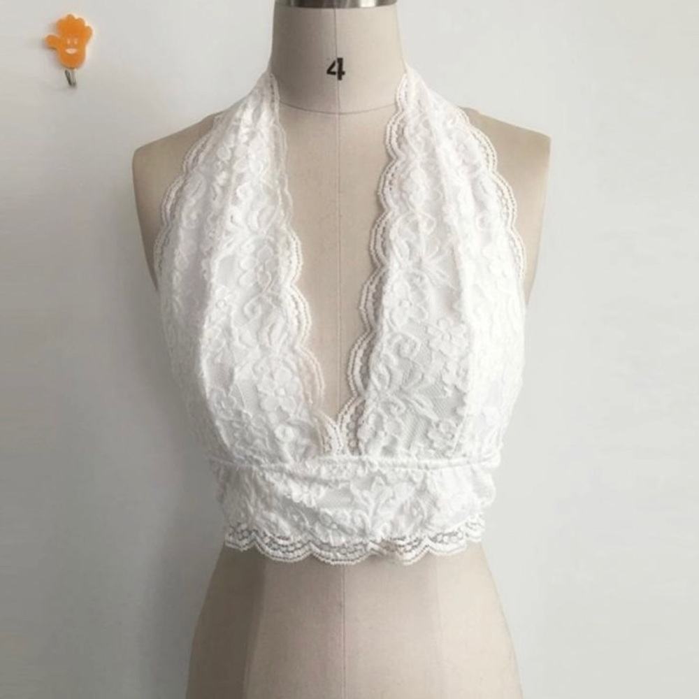 White Lace Bralette  💛 ( Brand New ! ) - Picture 2 of 3